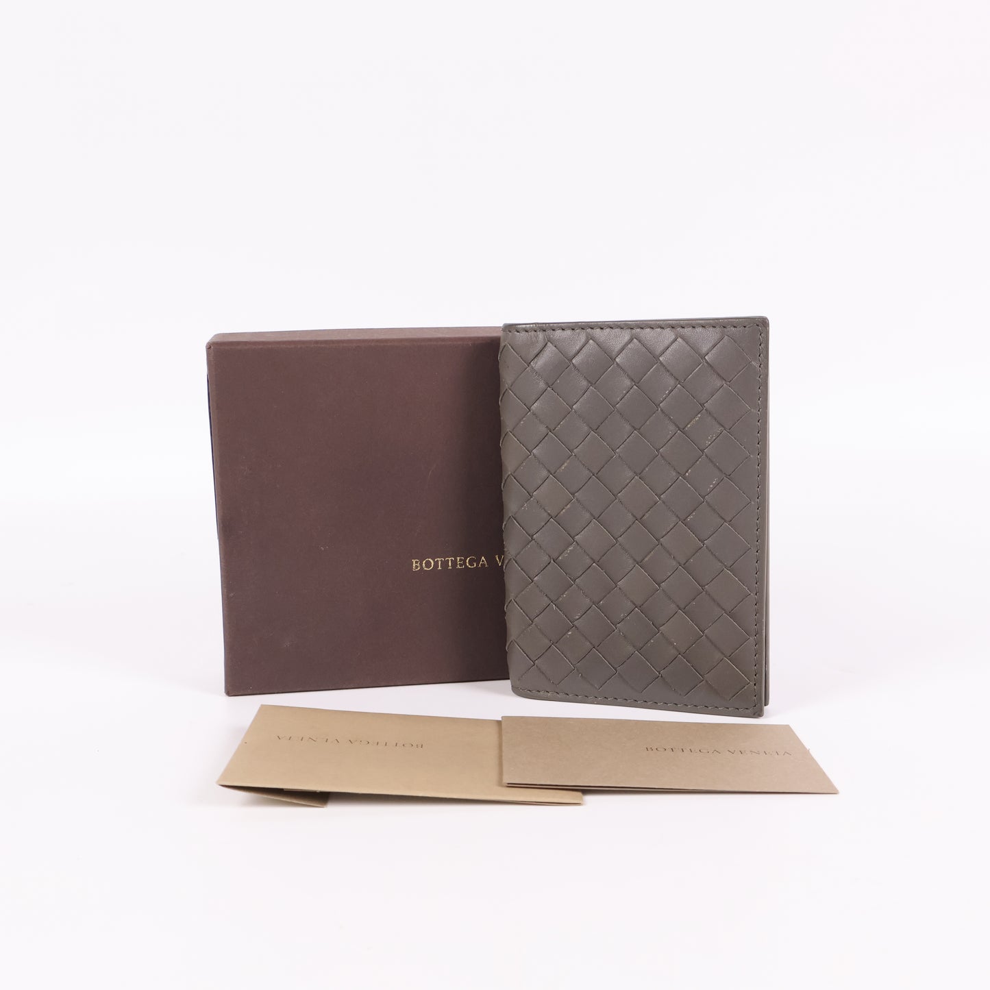 Bottega Card Holder Grey