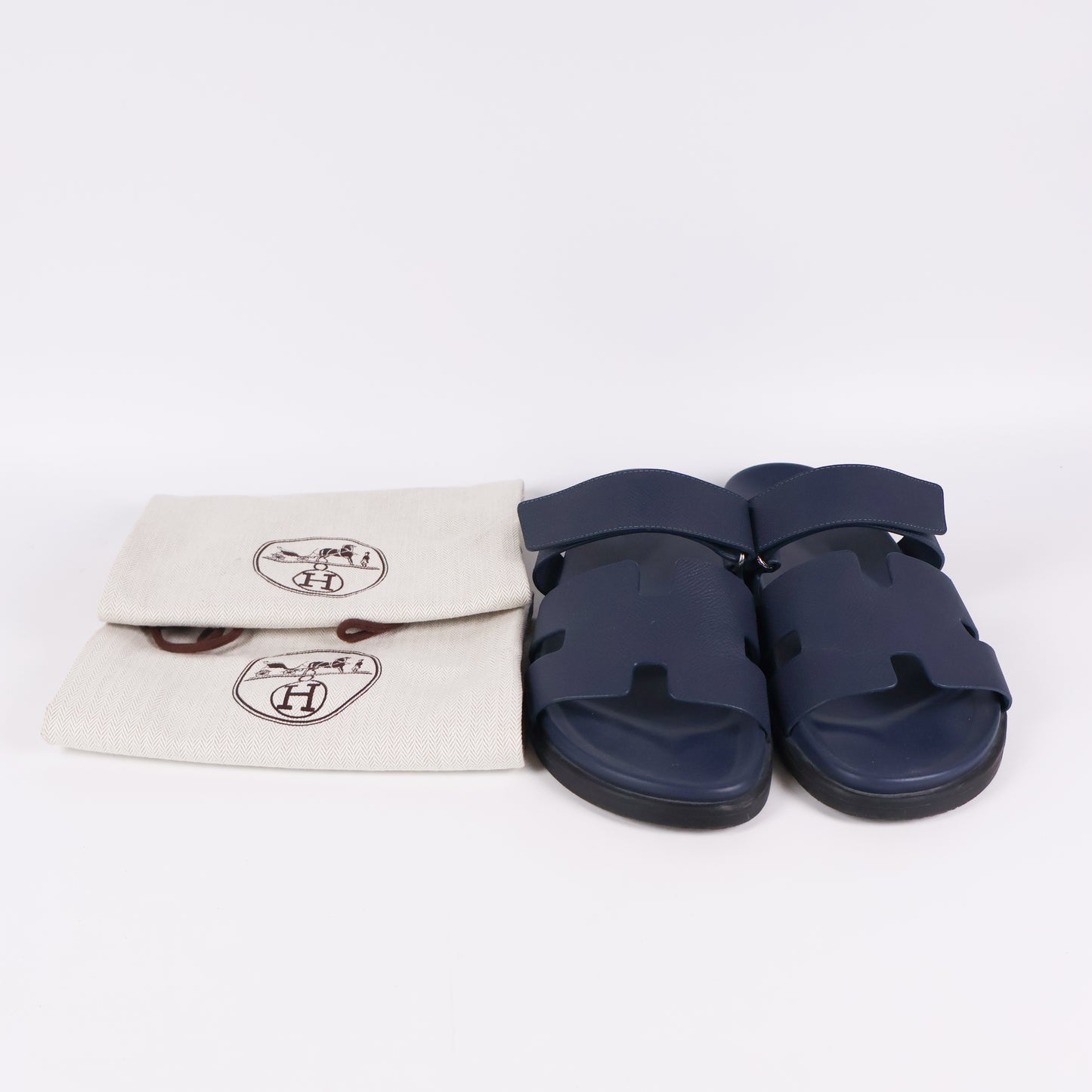 Hermes Chypre Sandals Blue Celeste 42