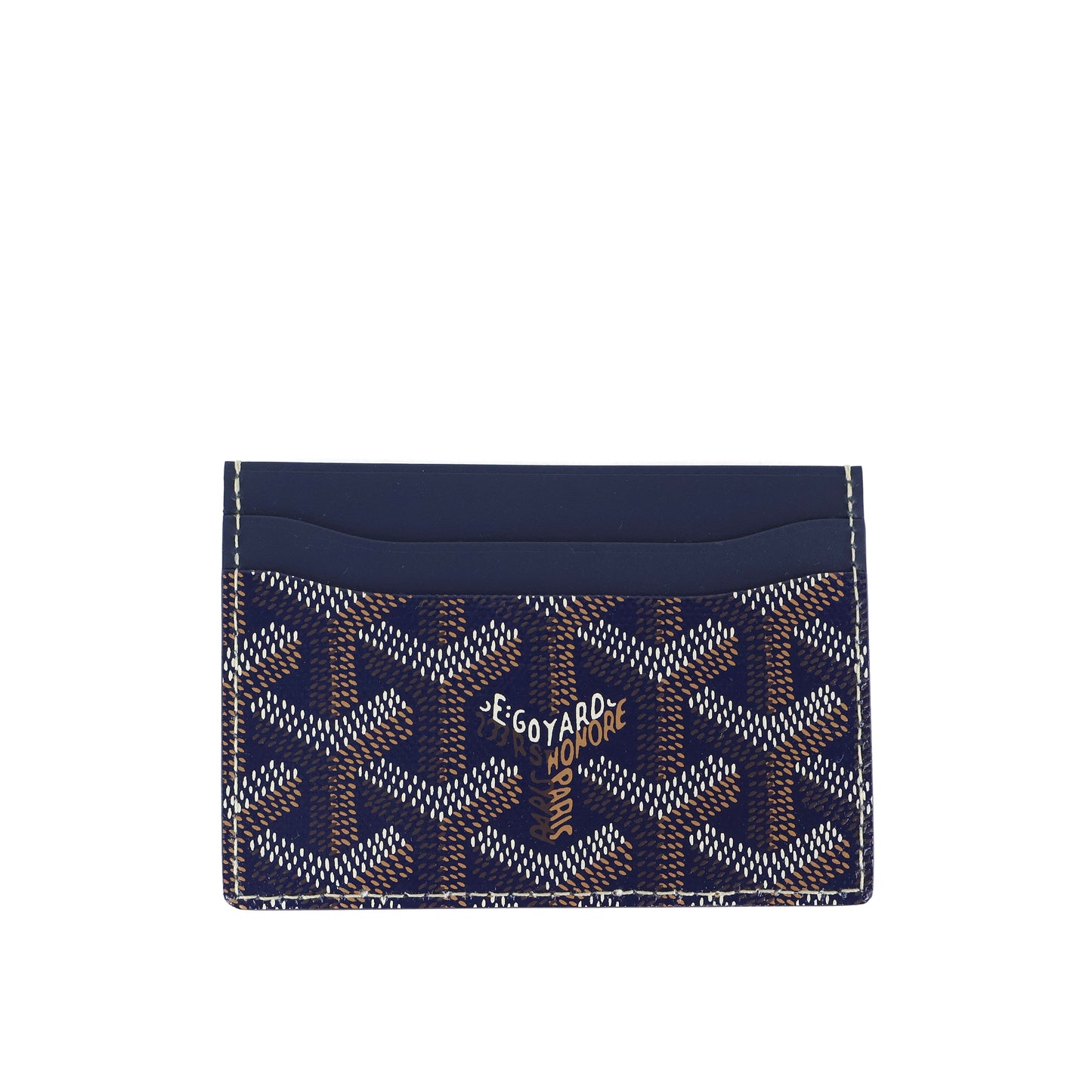 Goyard Card Holder Navy