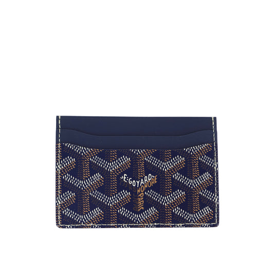 Goyard Card Holder Navy