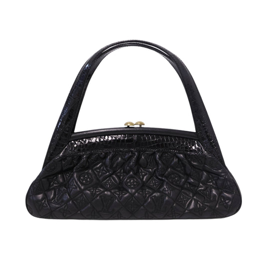 Louis Vuitton Sac Ferm MM Vienna Alligator Monogram Black