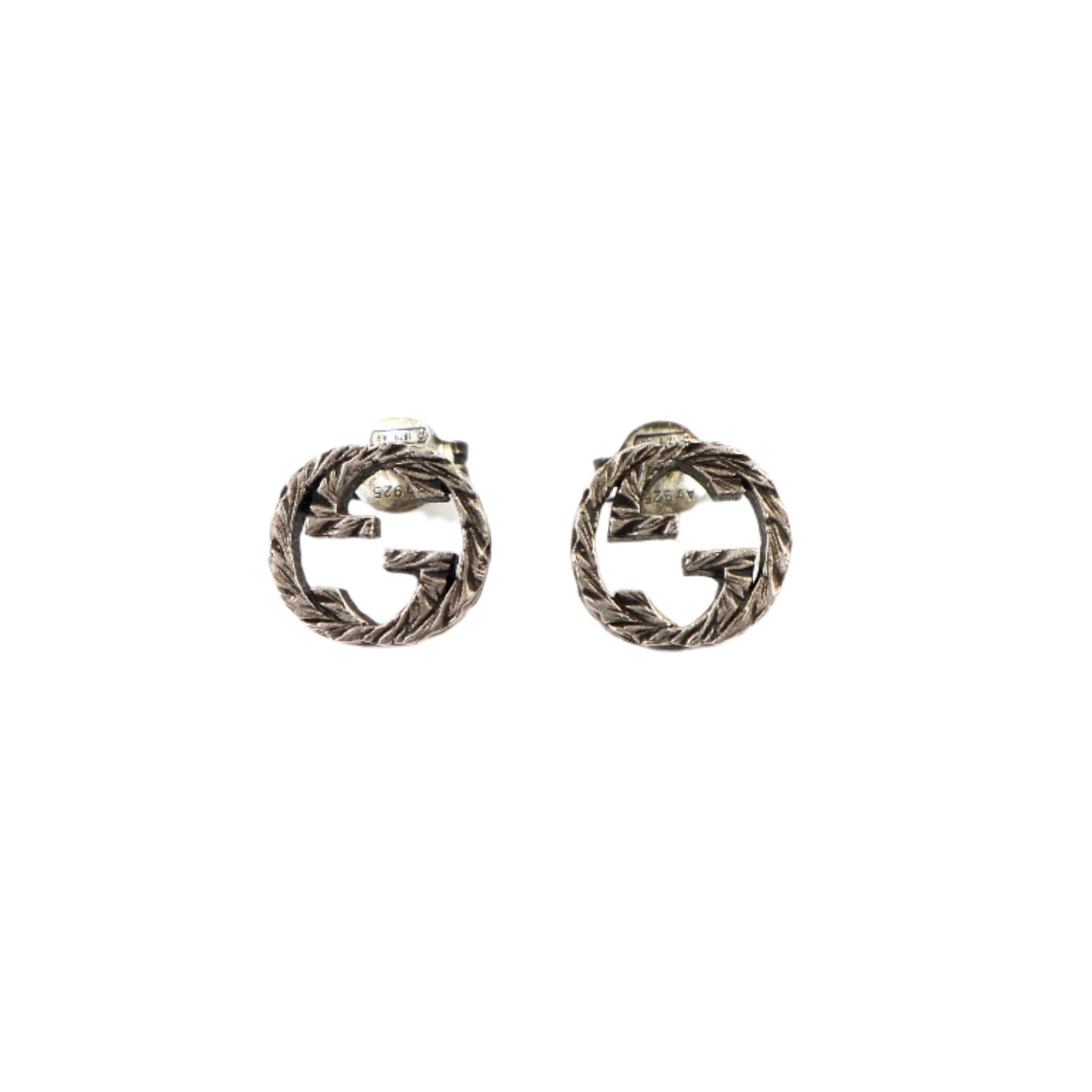 Gucci Earrings Stud 10 MM Silver