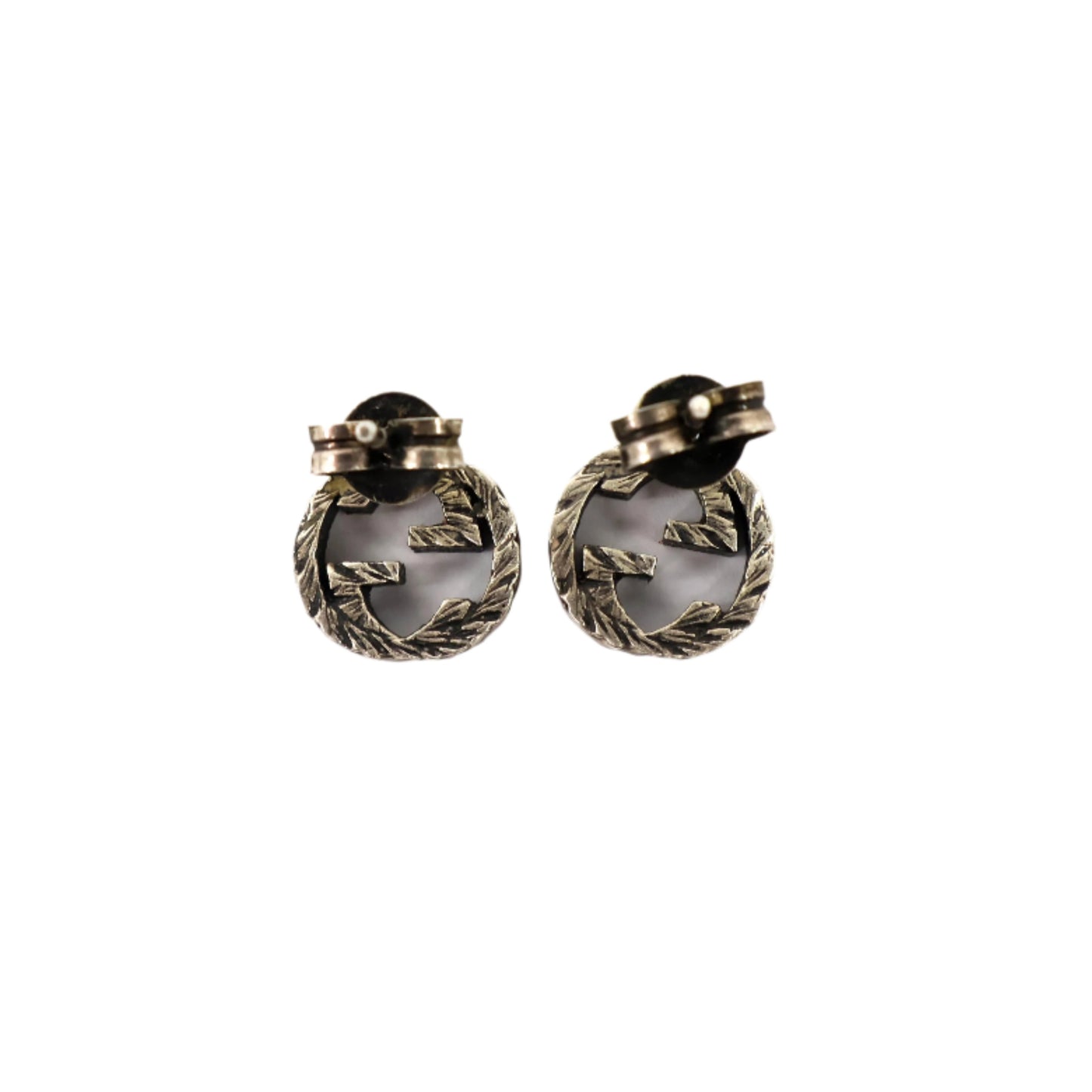 Gucci Earrings Stud 10 MM Silver