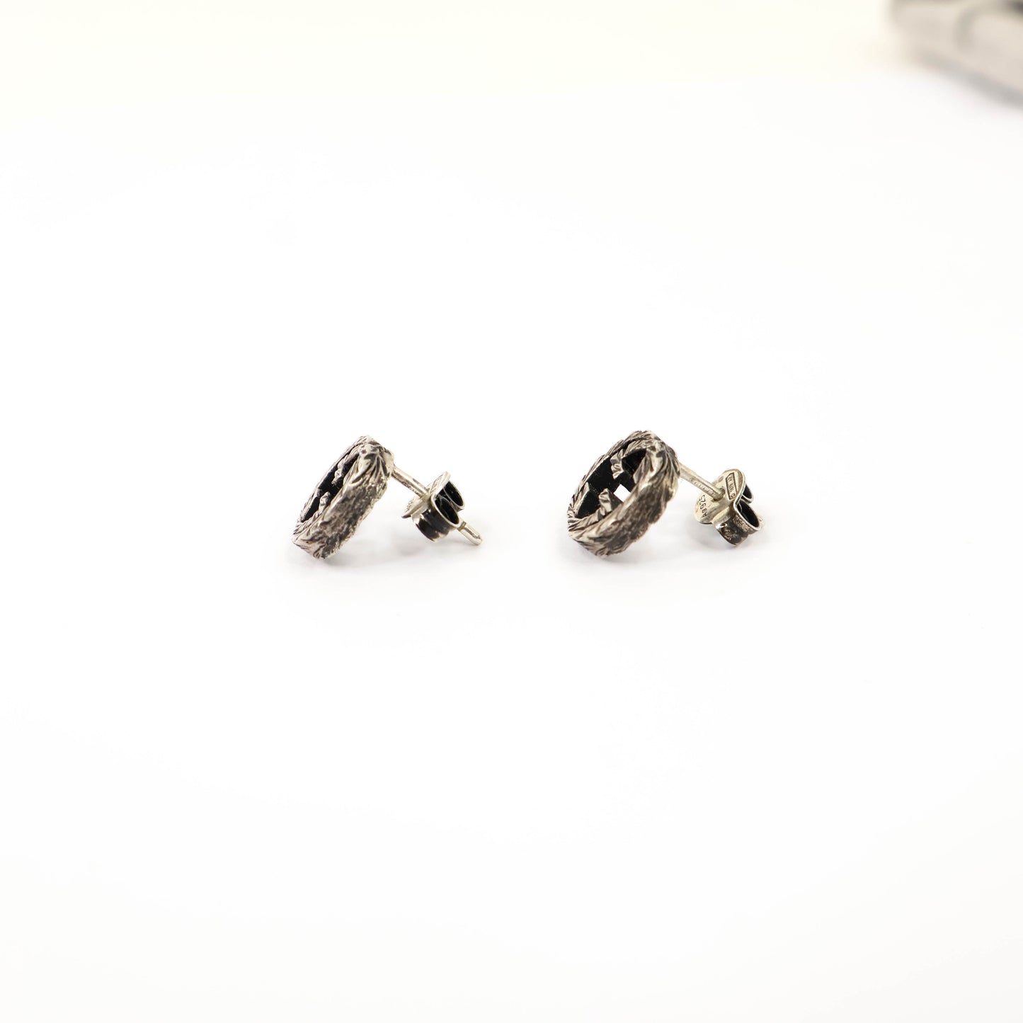 Gucci Earrings Stud 10 MM Silver