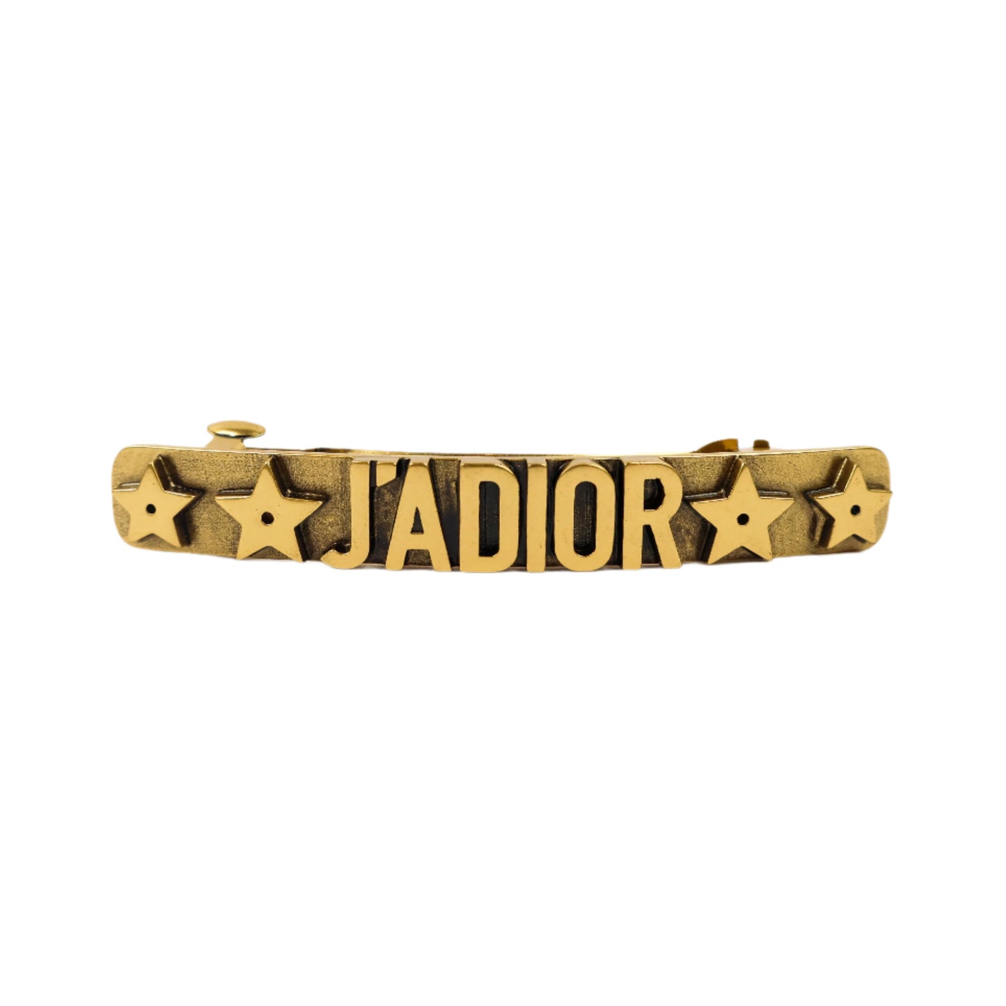 Christian Dior Hair Clip Gold J'adior