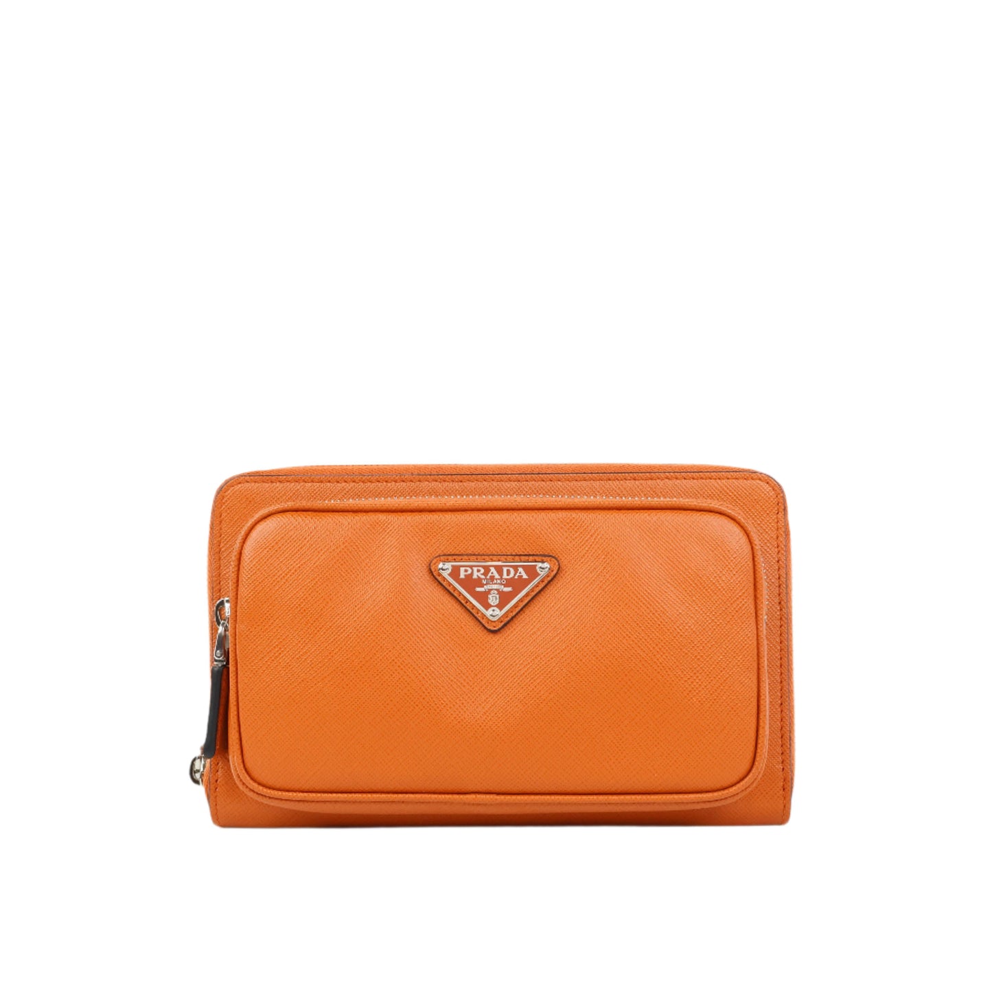 Prada Saffiano Travel Papaya