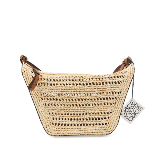 Loewe Hammock Hobo Mini Raffia Tan Natural