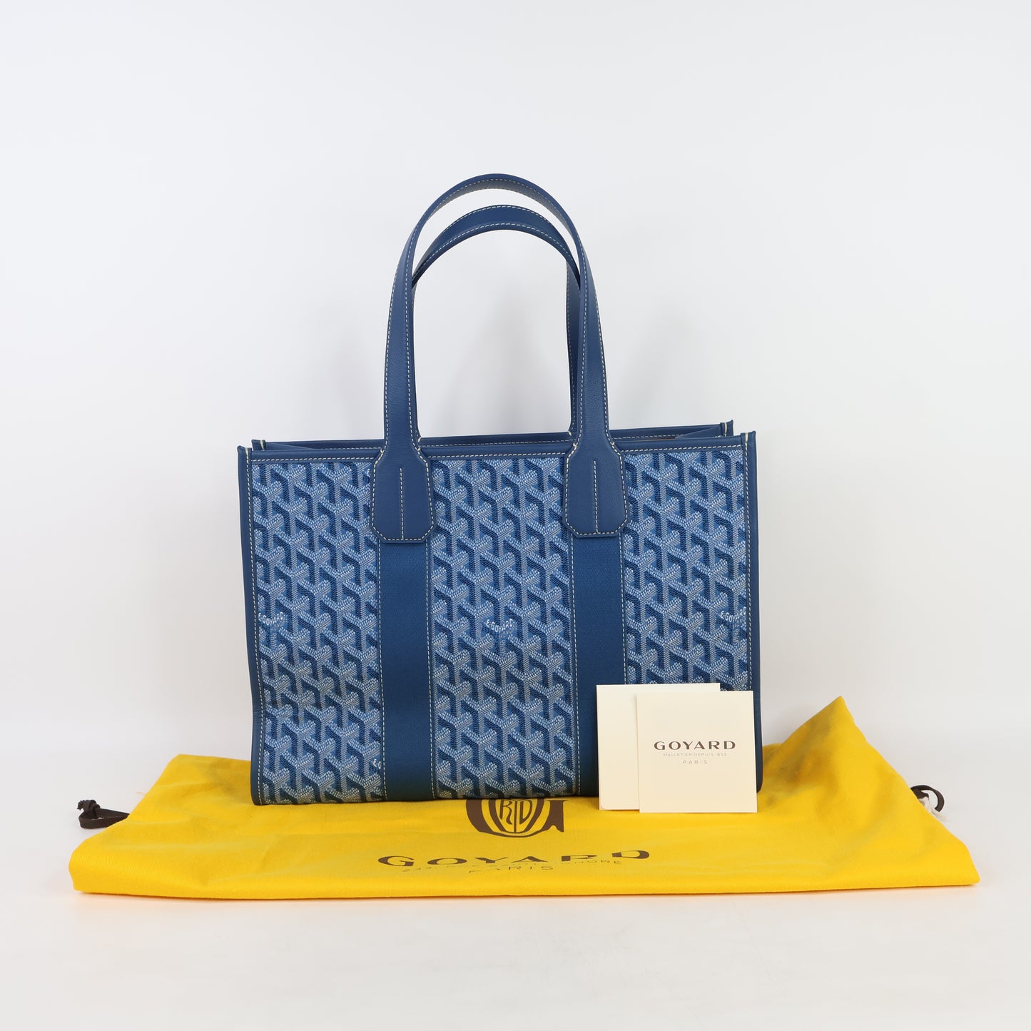 Goyard Villette Tote PM Jacquard Ocean Blue