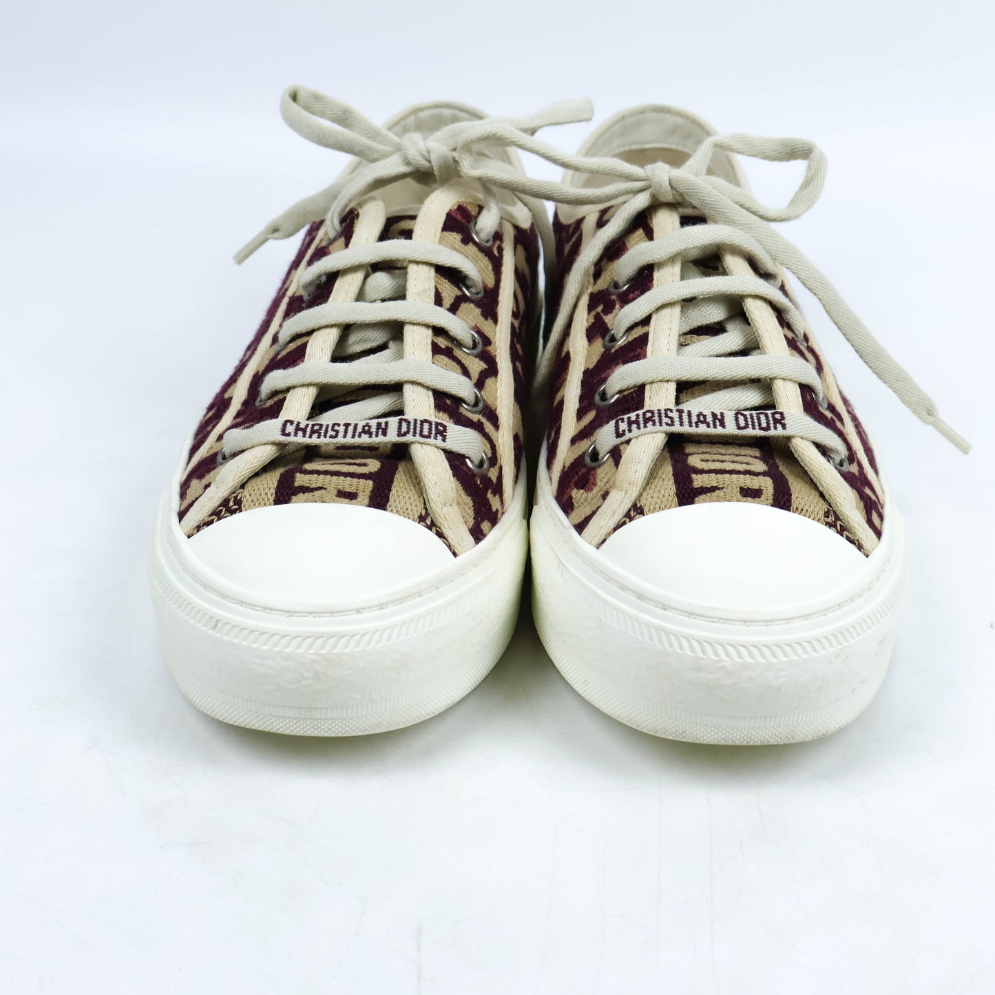 Christian Dior Sneakers Oblique Burgundy 37