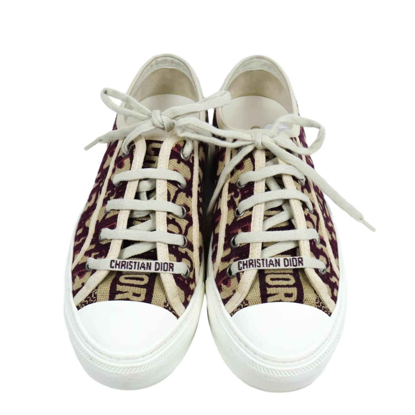 Christian Dior Sneakers Oblique Burgundy 37