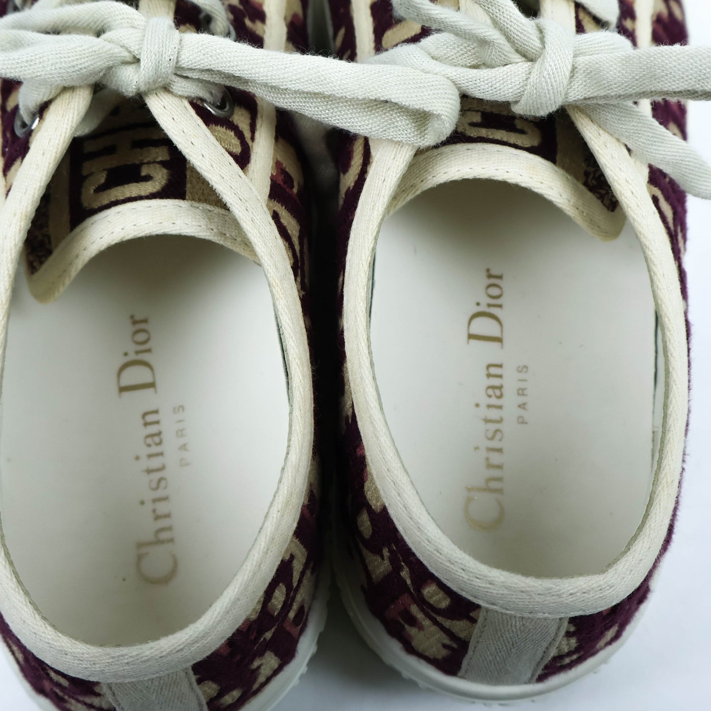 Christian Dior Sneakers Oblique Burgundy 37