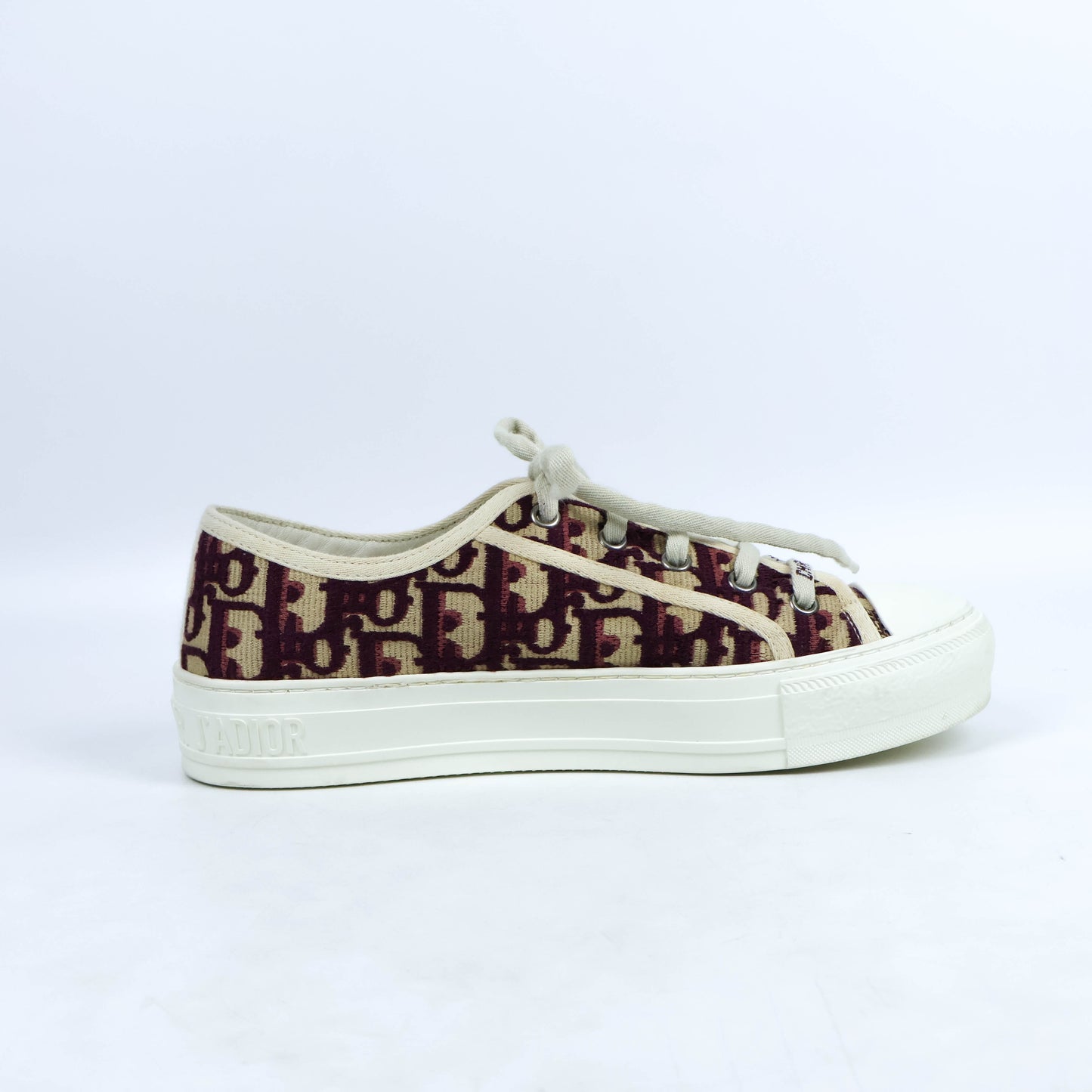 Christian Dior Sneakers Oblique Burgundy 37