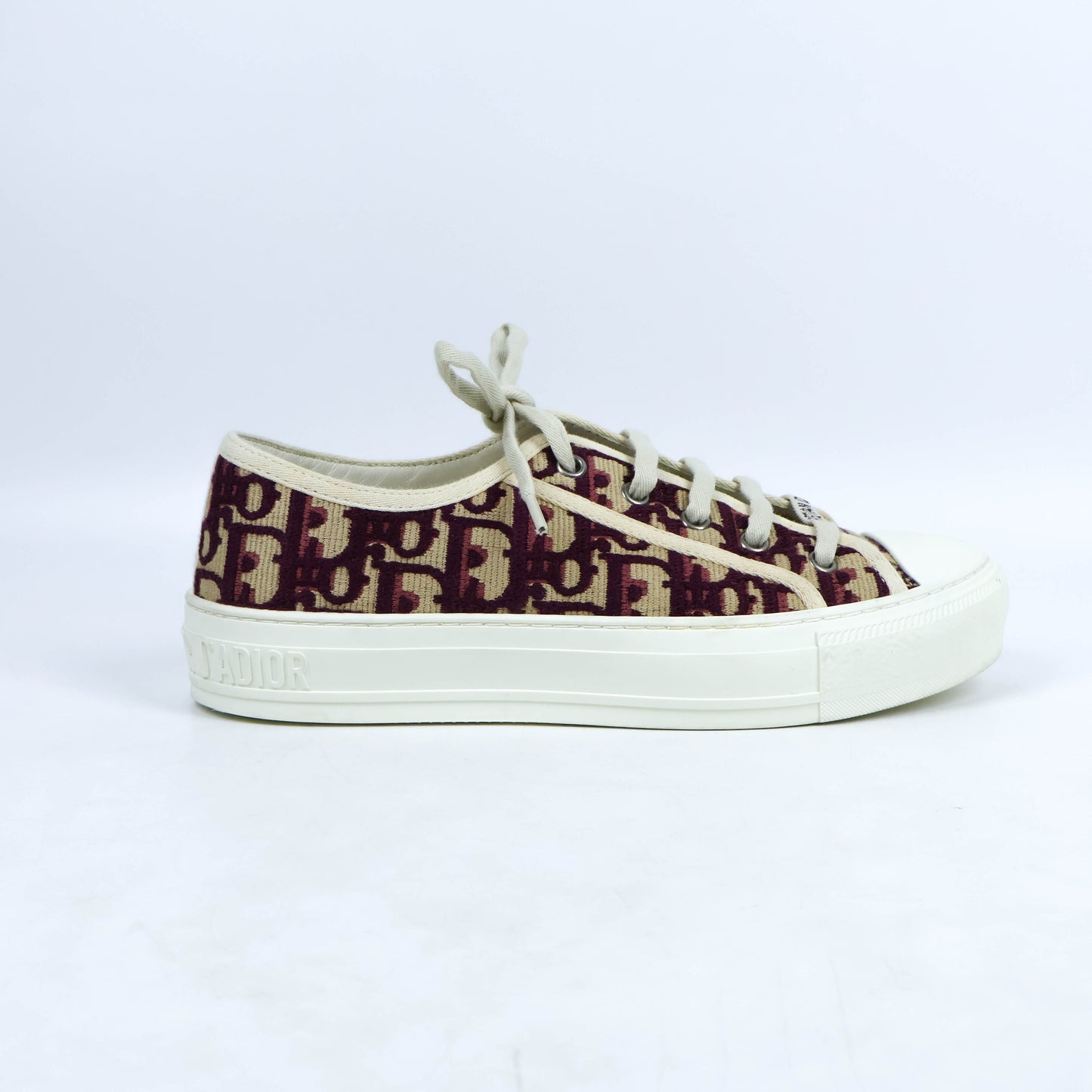 Christian Dior Sneakers Oblique Burgundy 37