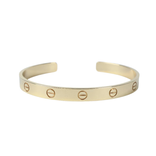 Cartier Cuff Bracelet Love Yellow Gold