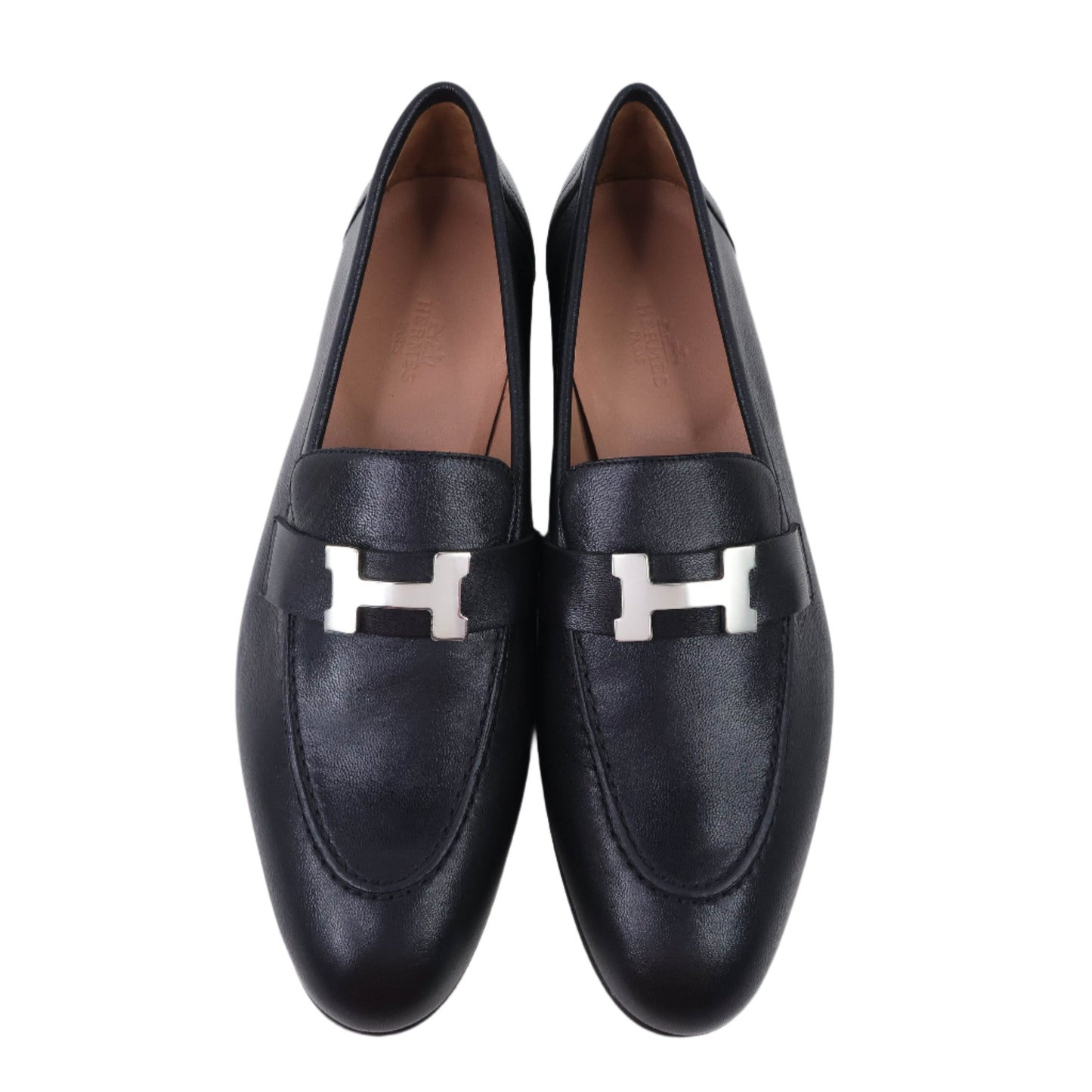 Hermes Loafers Paris Black 39