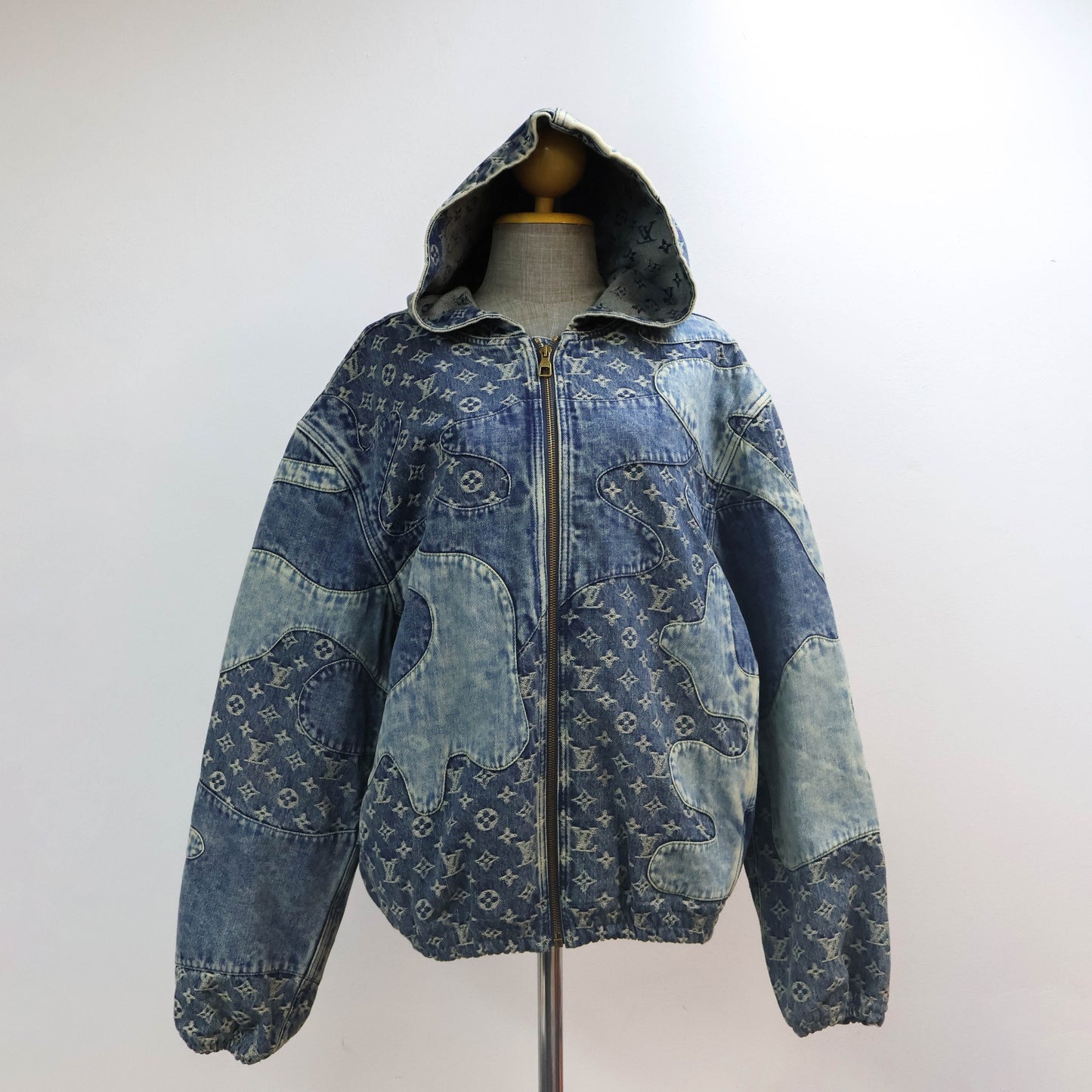 Louis Vuitton x Nigo Denim Jacket Hoodie