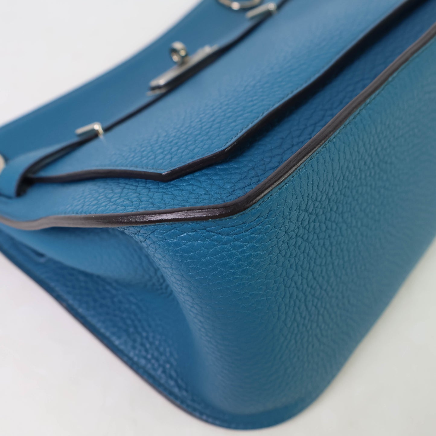 Hermes Jypsiere28 Blue Clemence PHW