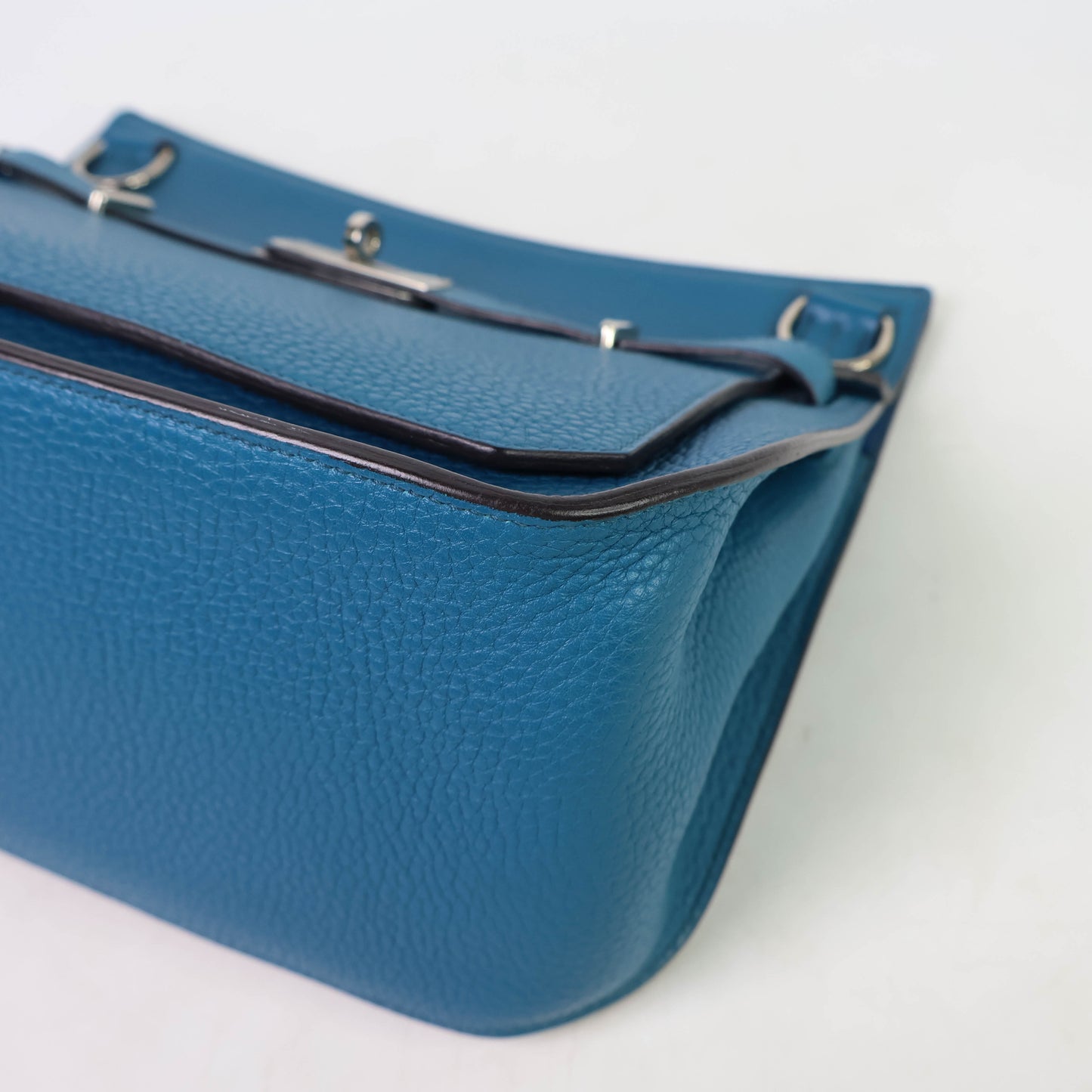 Hermes Jypsiere28 Blue Clemence PHW