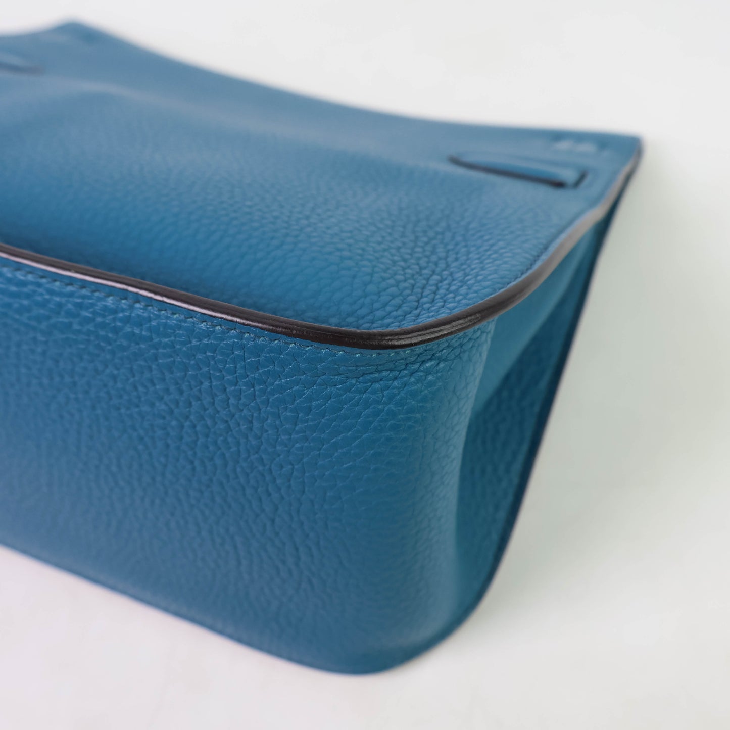 Hermes Jypsiere28 Blue Clemence PHW