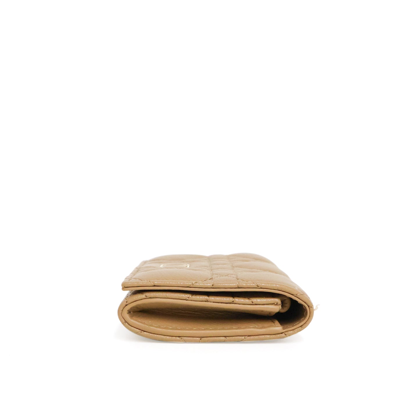 Christian Dior Caro Coin & Card Holder Caramel