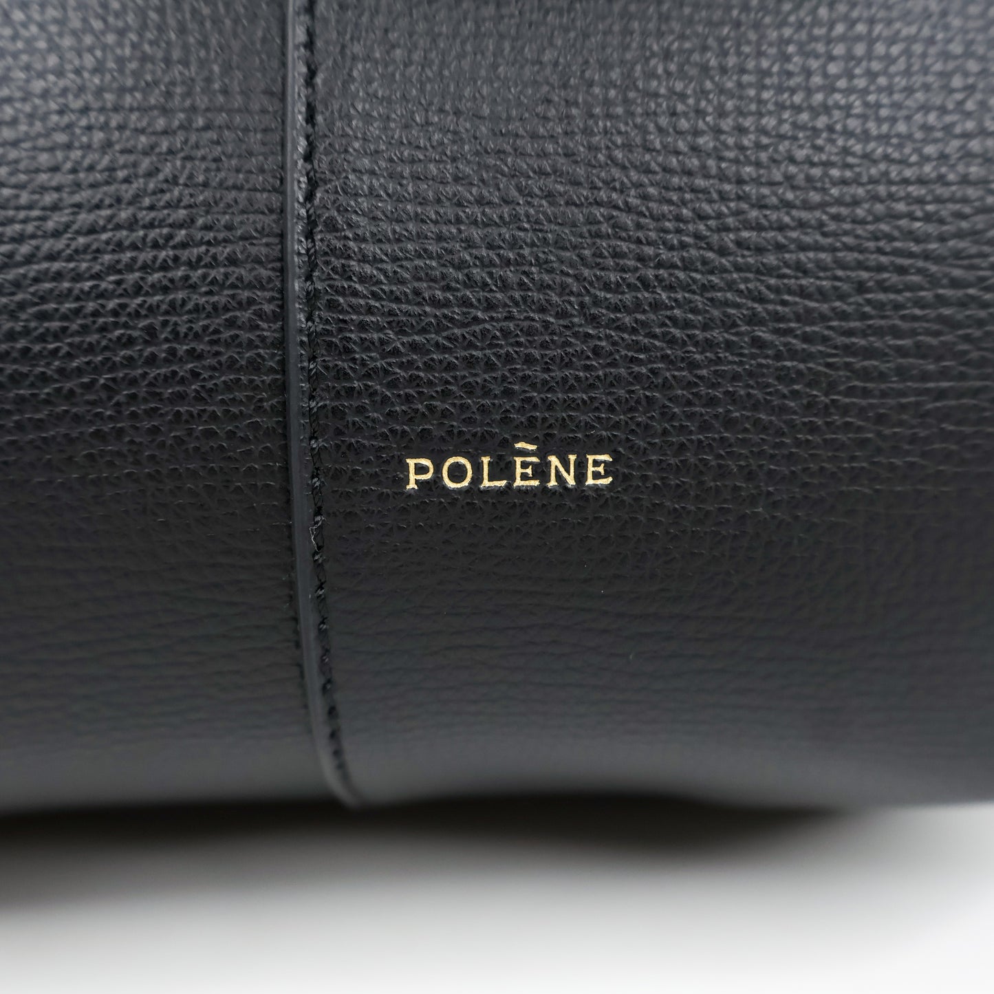 Polene Cyme Mini Black Grain