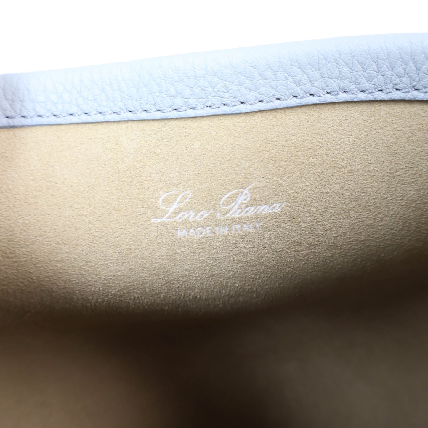 Loro Piana Grained Calfskin Small Bale Bag