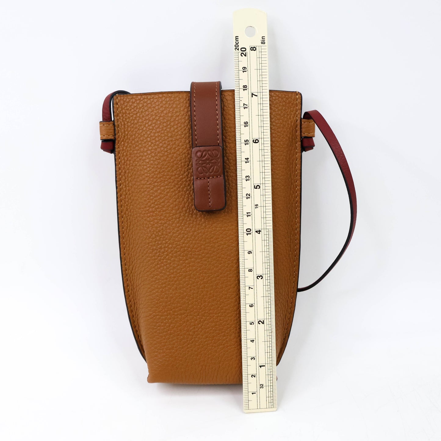 Loewe Phone Holder With Strap Brown