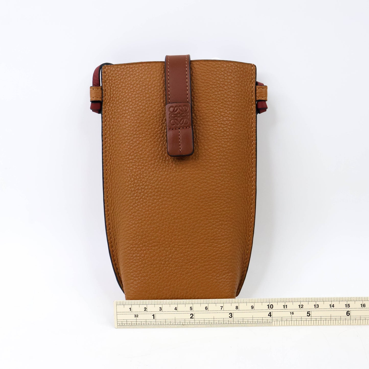 Loewe Phone Holder With Strap Brown