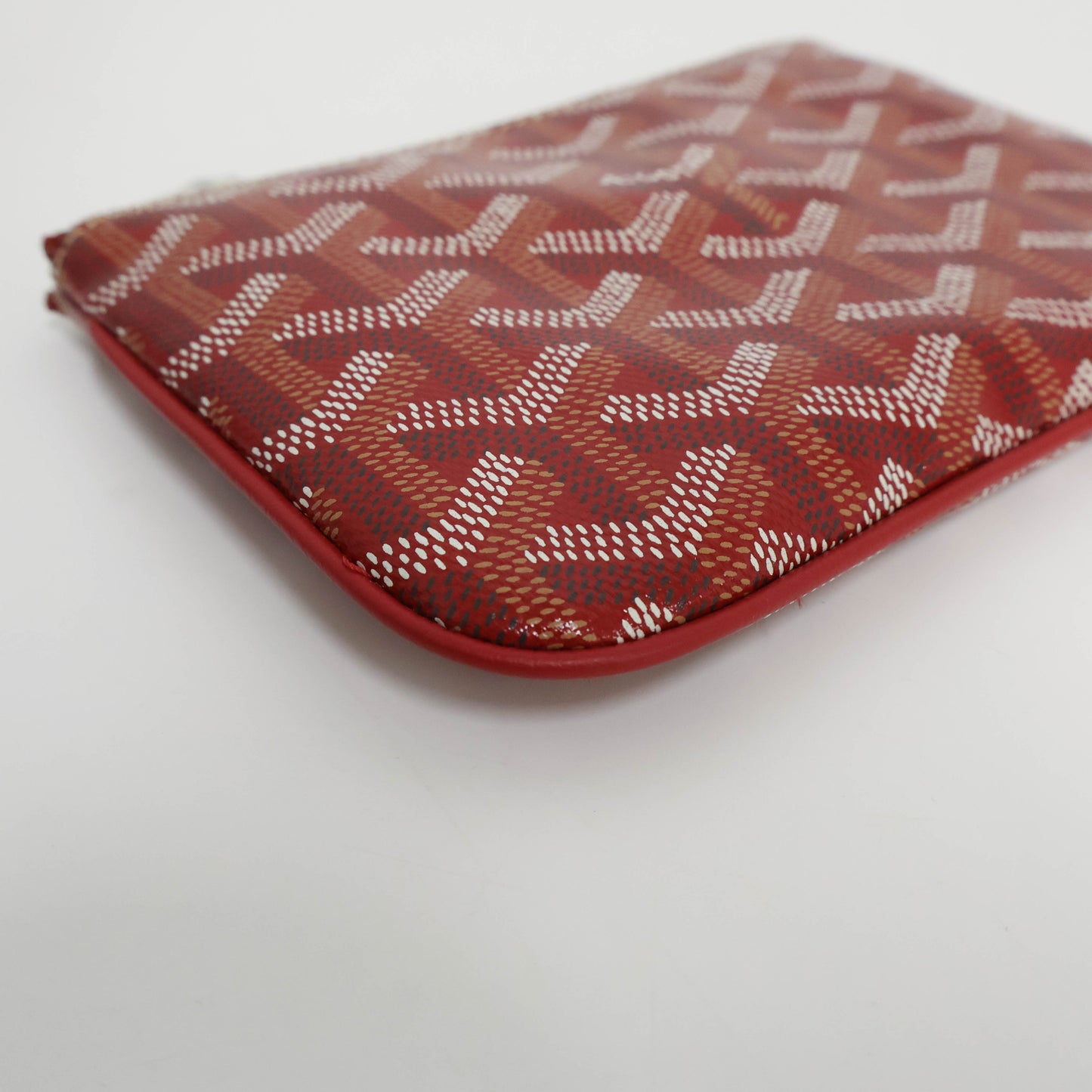 Goyard Senat Mini Pouch Red