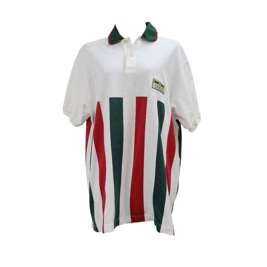 Gucci Polo White Green/Red