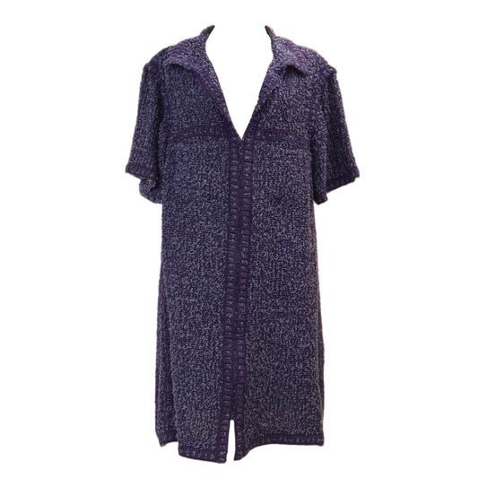 Chanel Dress Tweed Navy Blue