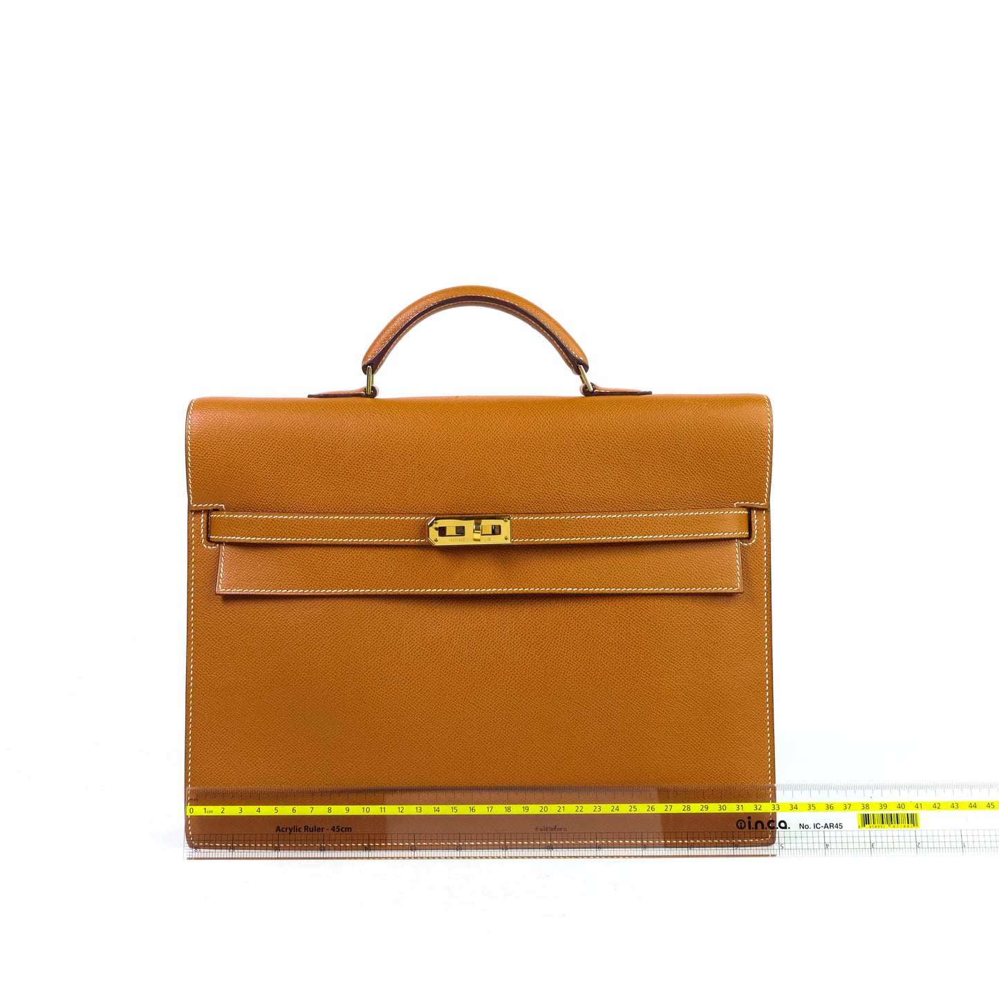 Hermes Kelly Epsom Depeche 34 Gold