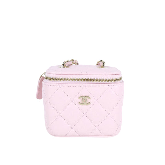 Chanel Vanity Mini Pink Caviar LGHW