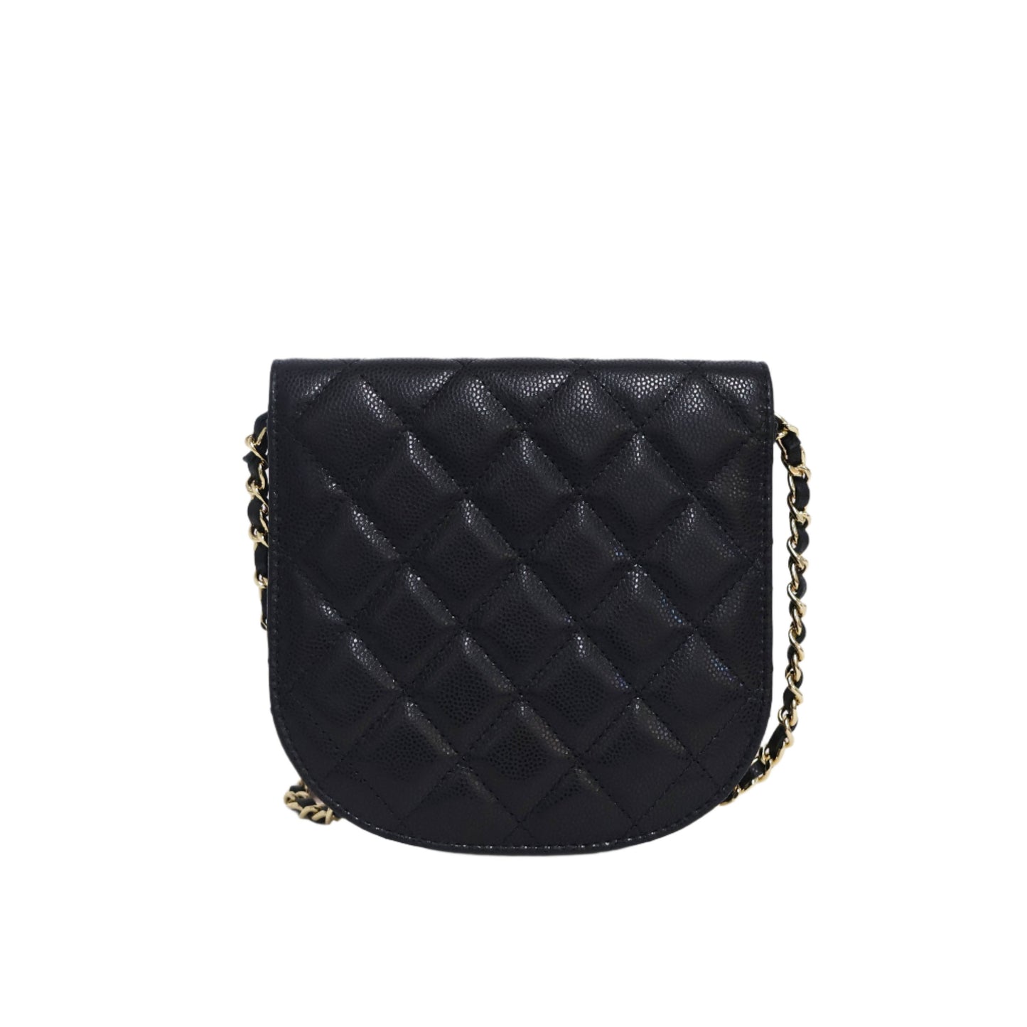 Chanel Flap Bag With Chain Black Star GHW