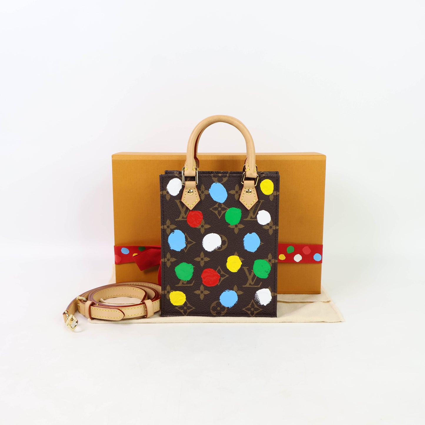 Louis Vuitton X YK Monogram Dot Petit Sac Plat