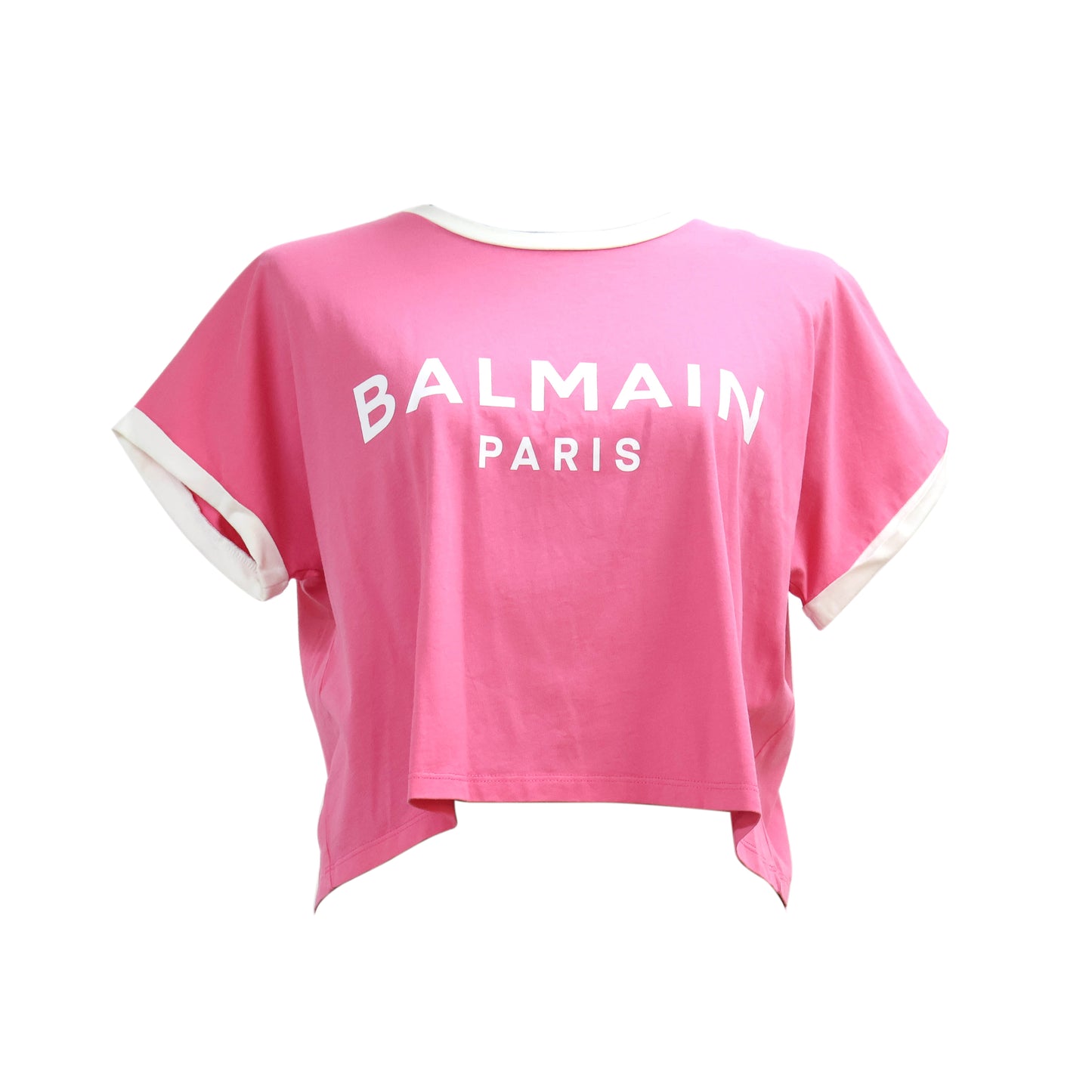 Balmain Crop Top Pink