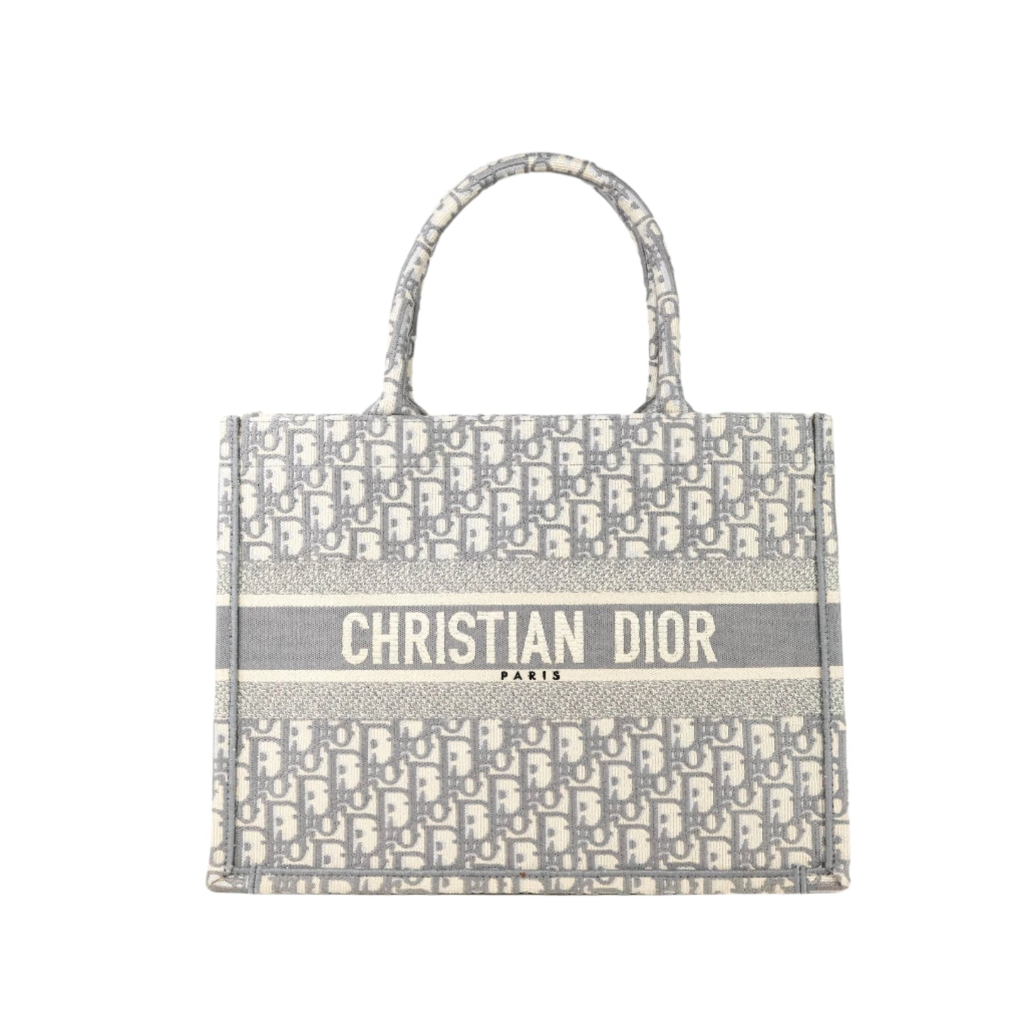 Christian Dior Book Tote Medium Oblique Grey