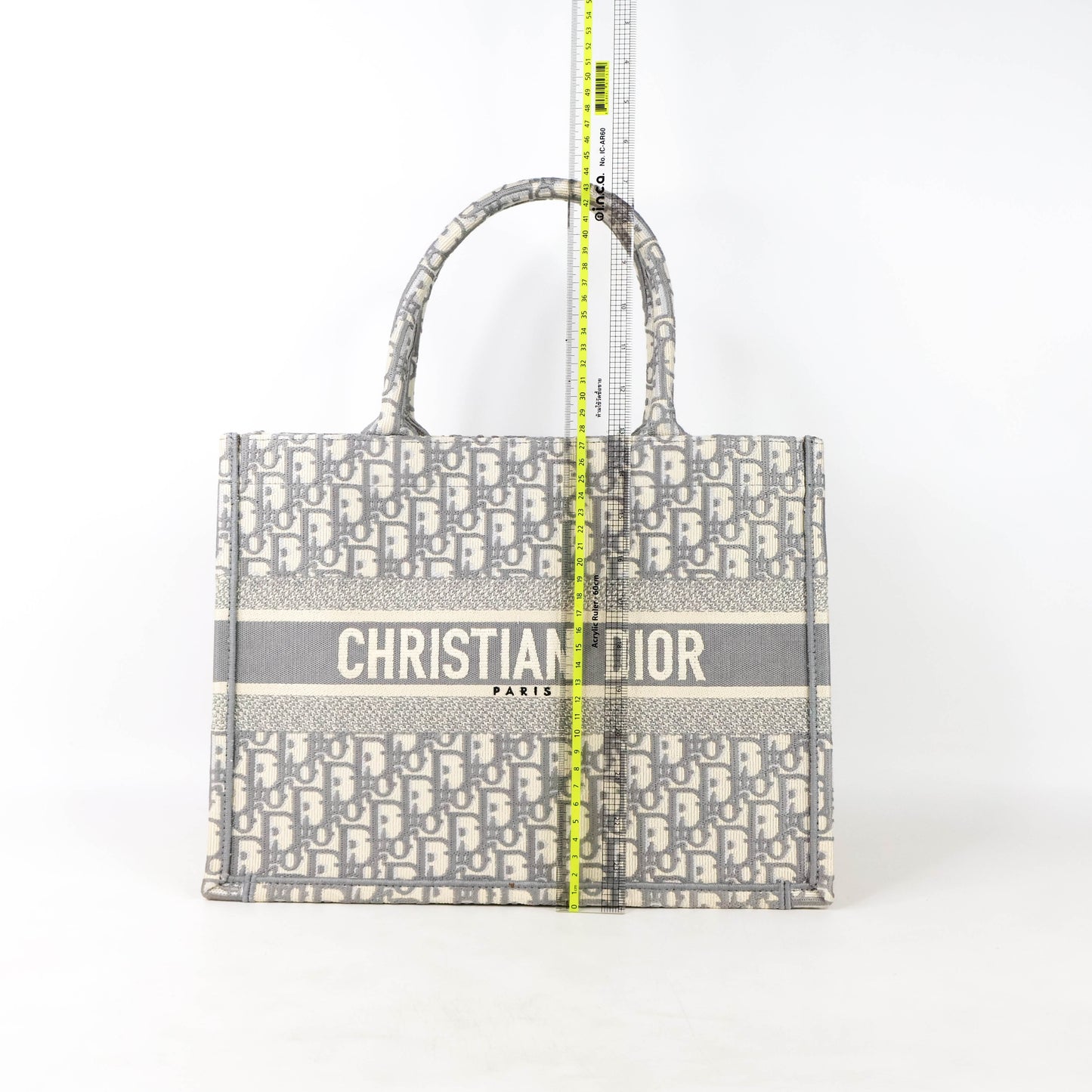 Christian Dior Book Tote Medium Oblique Grey