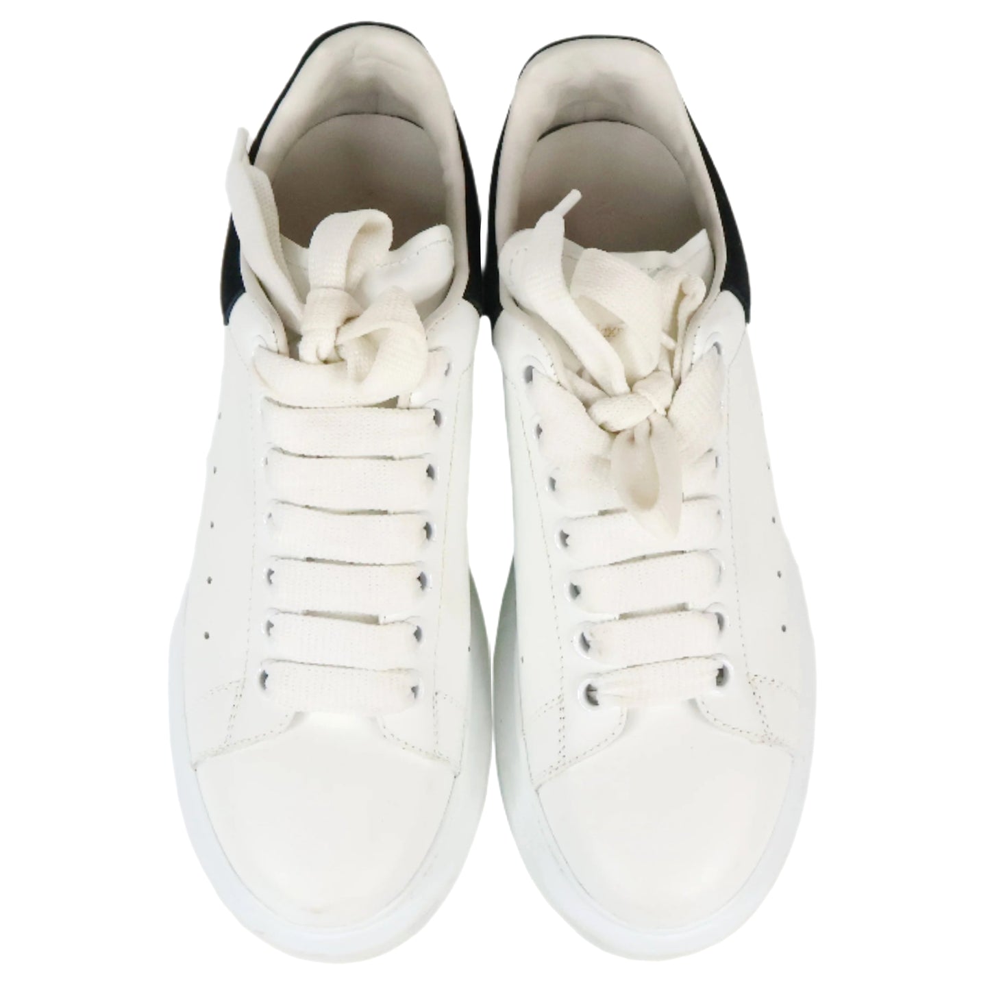 Alexander Mcqueen Sneakers White Suede Black 37