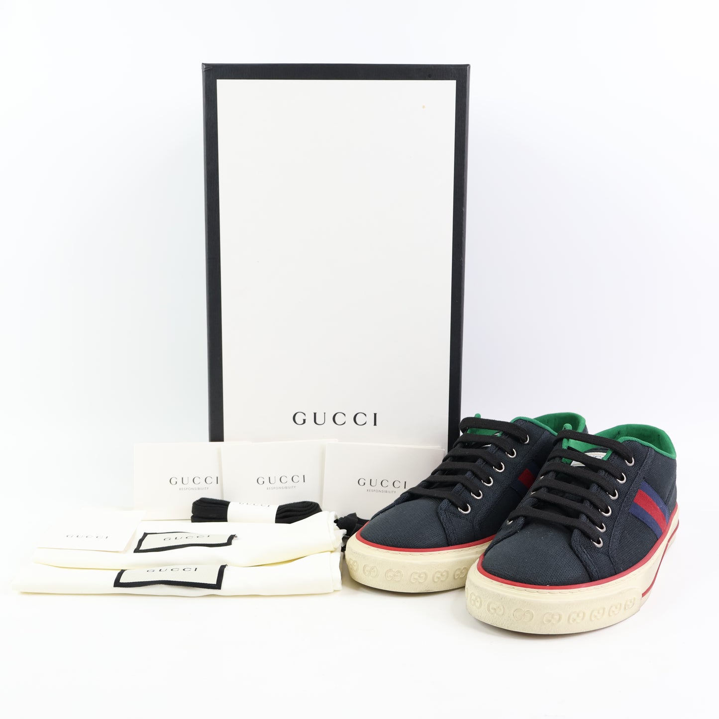 Gucci Tennis Sneakers Black 37