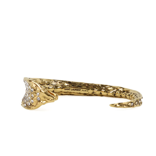 Saint Laurent Cobra Bracelet Gold