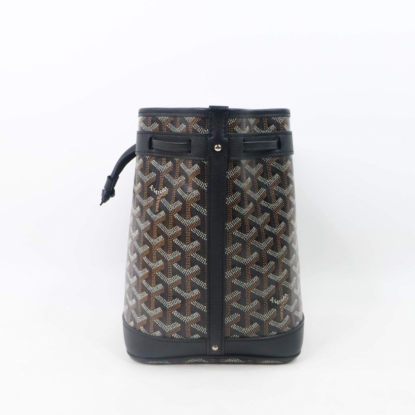 Goyard Petit Flot Bucket Bag Black