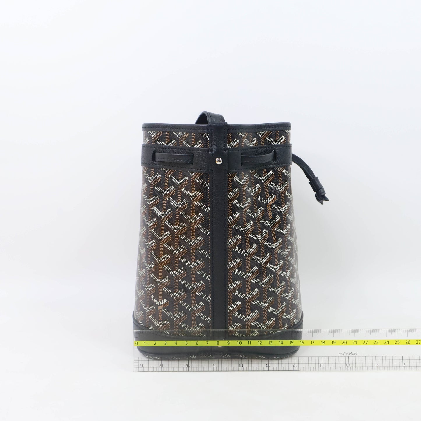 Goyard Petit Flot Bucket Bag Black