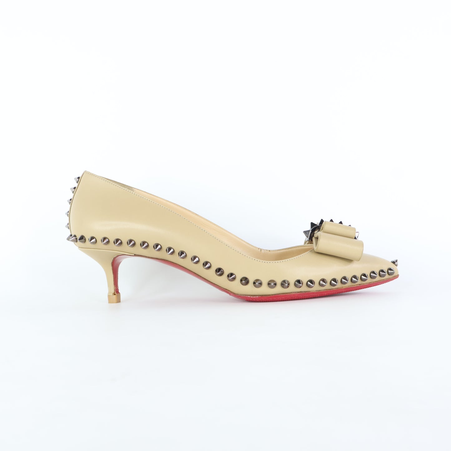 Christian Loubotin Pumps Beige Rockstud 39