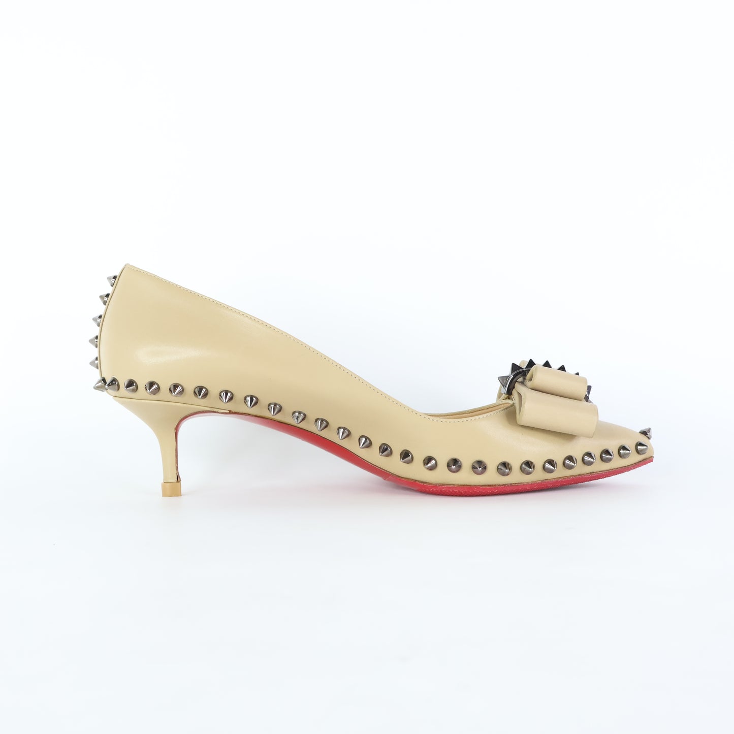 Christian Loubotin Pumps Beige Rockstud 39