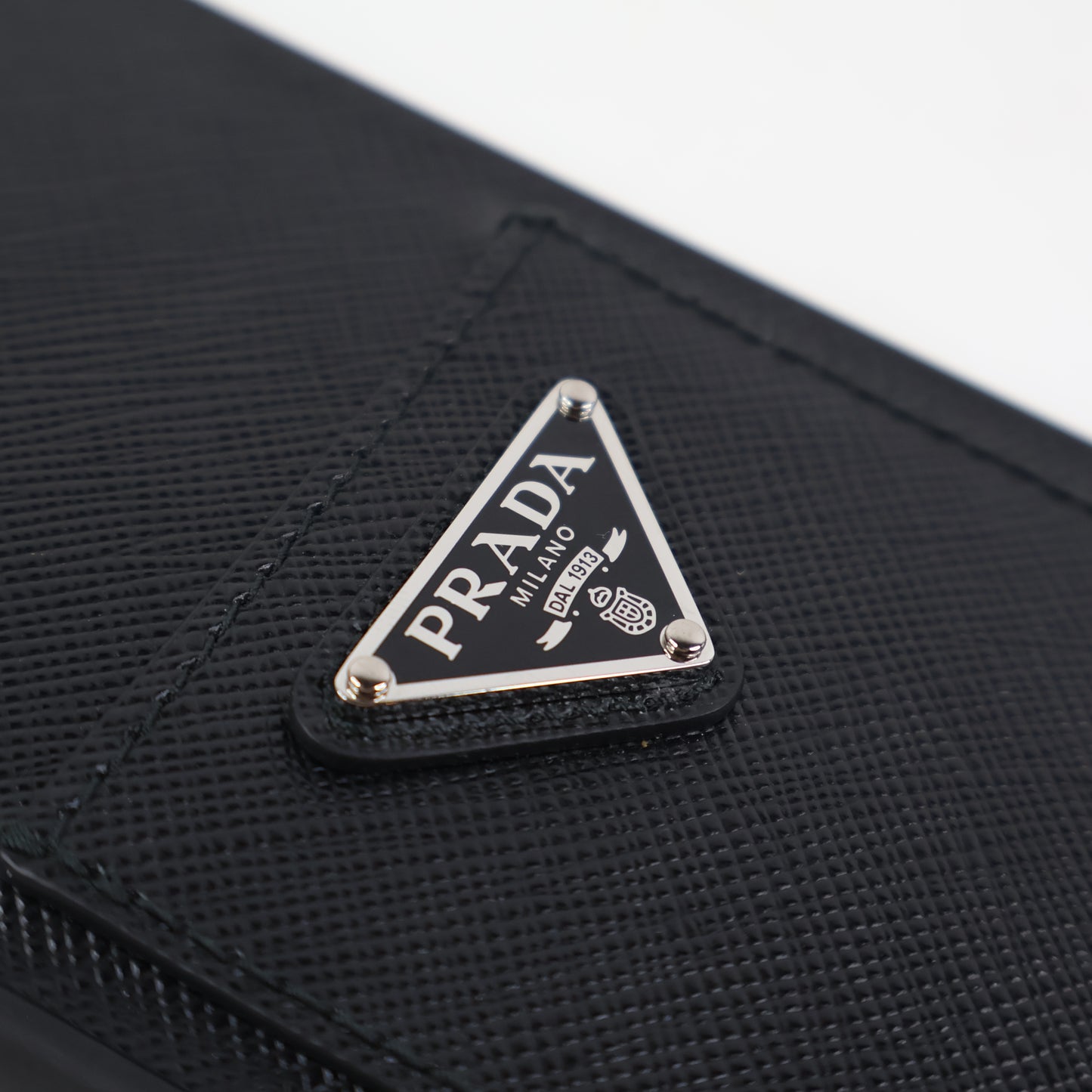 Prada Iphone 15 PM Case Saffiano Black