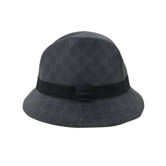 Gucci Bucket Hat GG Canvas Grey L