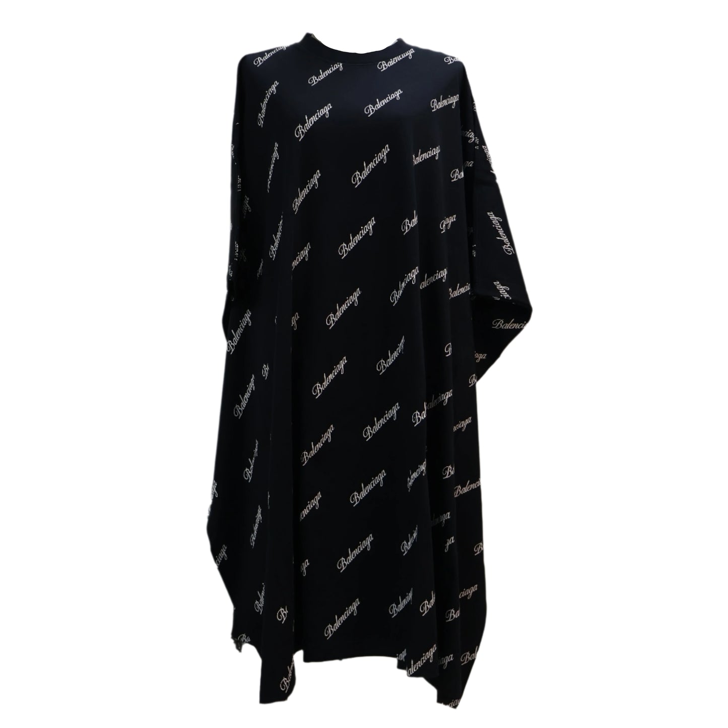 Balenciaga Dress Black White Front Cotton