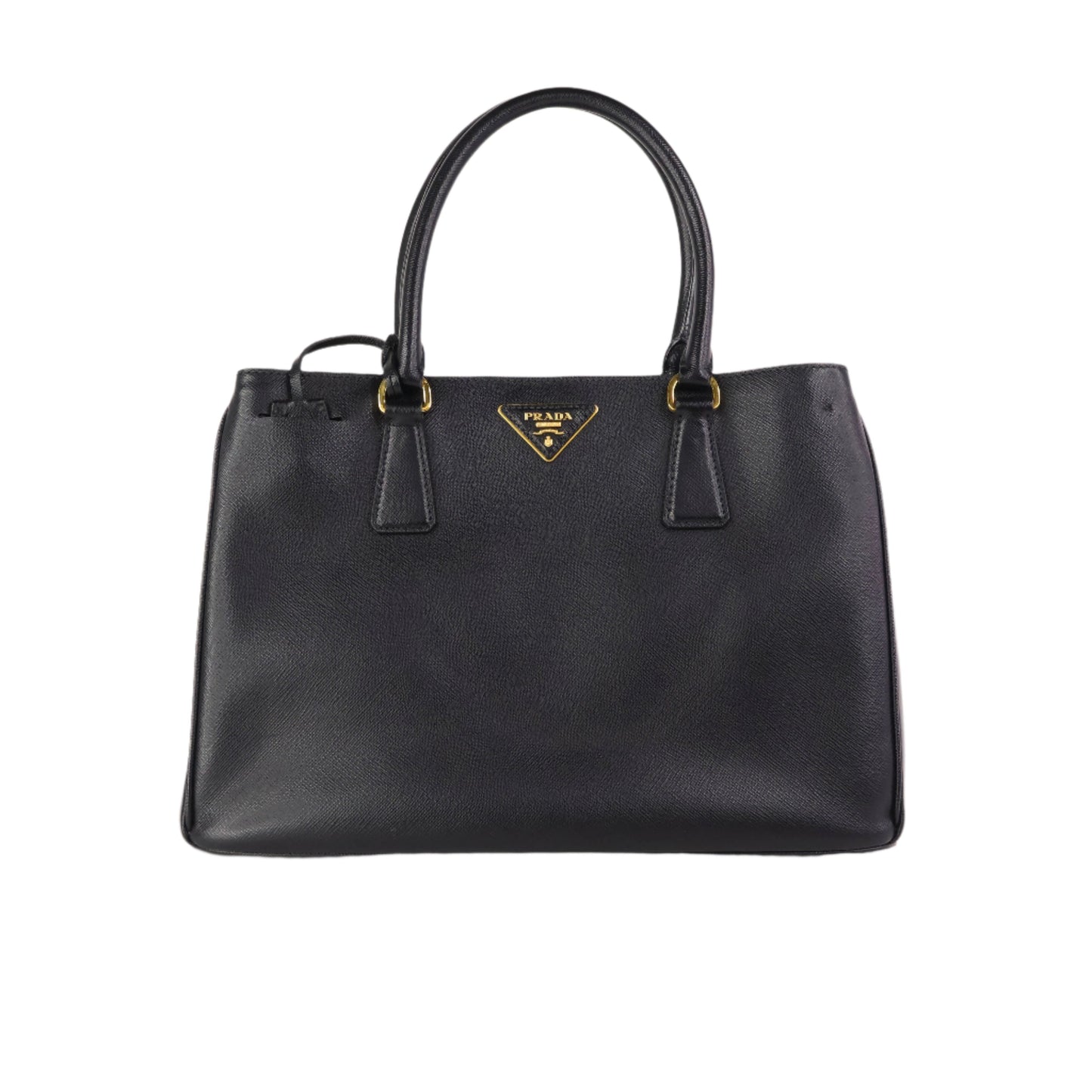 Prada Saffiano 33 Tote Black