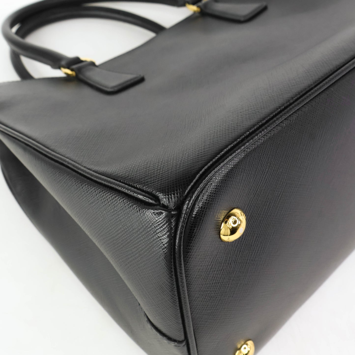 Prada Saffiano 33 Tote Black